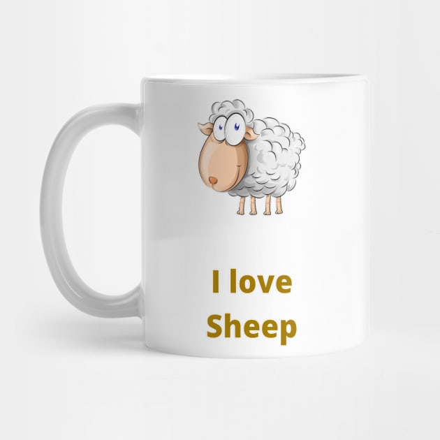 I love Sheeps - Sheep by PsyCave